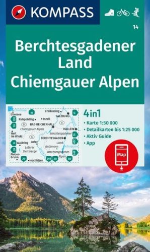 Kompass Verlag, Kompass Verlag WK 14 Berchtesgadener Land - Chiemgauer Alpen