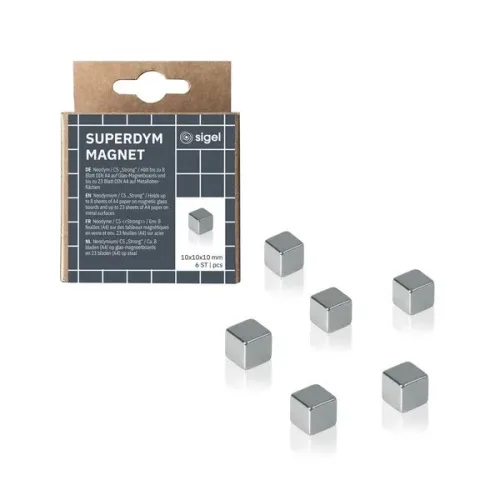 Sigel, SIGEL SuperDym-Magnete 10x10x10mm GL192 6 St&uuml;ck