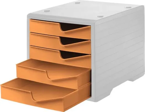 Styro, STYRO Styroswingbox 275-8430.4182 apricot/grau 5 Schubladen