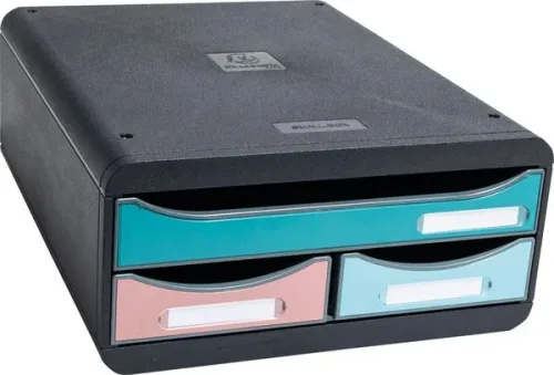 Exacompta, EXACOMPTA Schubladenbox SKANDI A4+ 311606D Small Box, 3 Schubladen