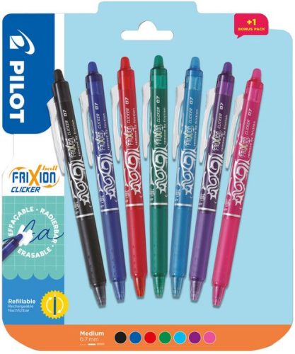 undefined, PILOT Frixion Clicker x7 0.7mm 150.040.99BL 6+1