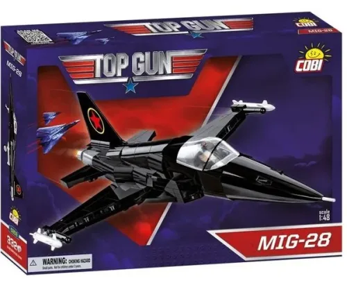 COBI Top Gun 5859 - Mig-28, 1:48 Bausatz, 332 Klemmbausteine