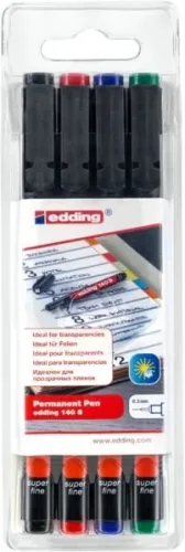 edding, EDDING OHP-Marker permanent S 140-E4 4er Etui