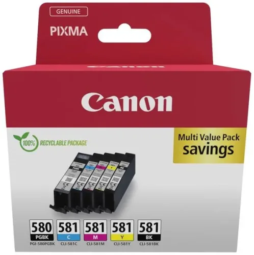 Canon, Canon -  PGI-580/CLI-581 PGBK/C/M/Y/BK MULTI, Tintenpatronen
