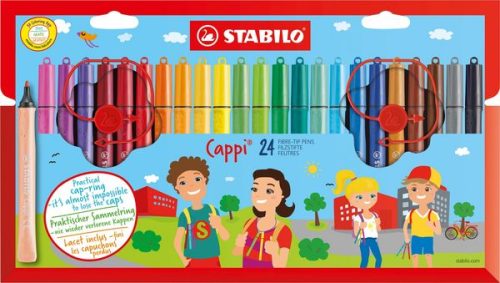 STABILO, STABILO Cappi Fasermaler 101684024 24er Etui