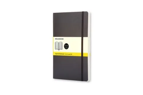 MOLESKINE, MOLESKINE Notizbuch Soft A5 718-6 kariert schwarz