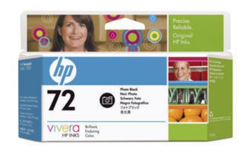 HP, HP Tintenpatrone 72 photo schwarz C9370A DesignJet T1100 130ml
