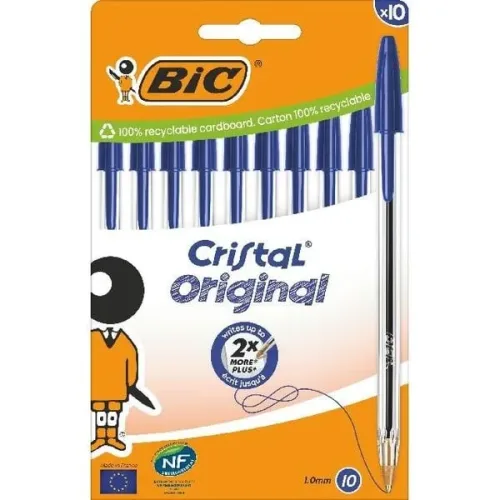 BIC, BIC Kugelschreiber Cristal M 830863 10 St&uuml;ck, blau