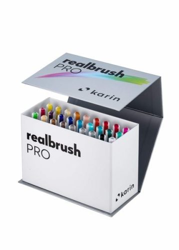Karin, KARIN Real Brush Pen Pro 0.4mm 31C9 Mini Box, 1 Blender 26 St&uuml;ck