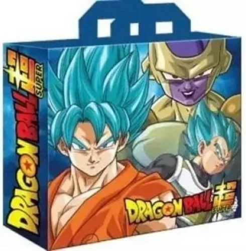 LYO, LYO Dragon Ball Super - Blue (Goku & Vegeta Freezer) Einkaufstasche (Mehrfarbig)