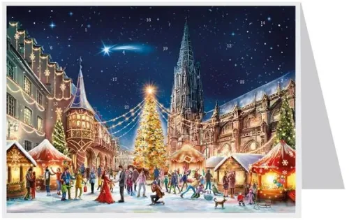 SELLMER, SELLMER Postkarten-Adventskalender C6 4340 Freiburg