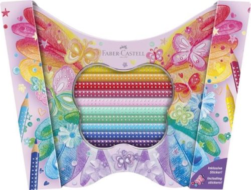 Faber-Castell, FABER-CASTELL Farbstifte Geschenkset 201971 Sparkle Schmetterling 20 Stk.