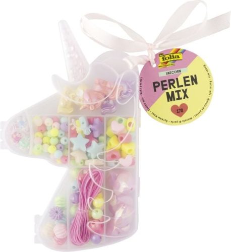 Folia, FOLIA Perlen Mix 32021 Unicorn 170 Teile