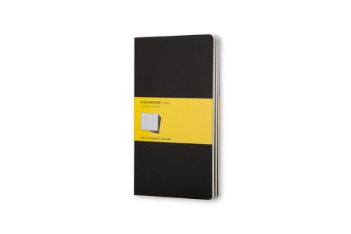MOLESKINE, MOLESKINE Notizheft Cahier A5 496-3 kariert, schwarz 3 St&uuml;ck