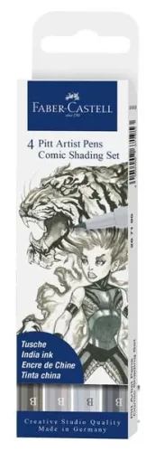 Faber-Castell, Faber Castell Artist Pen Comic | 4 Stück