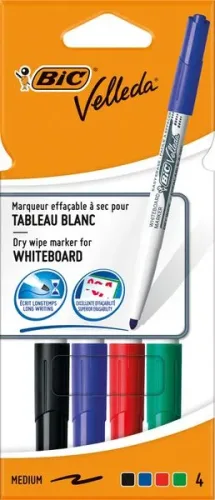 BIC, BIC Marker Velleda 1741 4,5mm 9581501 ass. 4 St&uuml;ck