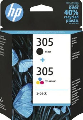 HP, HP Tintenpatrone 305 BK/color 6ZD17AE DeskJet 2300/2700 2-Pack
