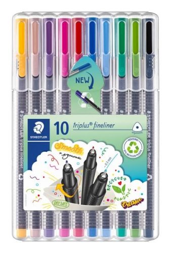 STAEDTLER, STAEDTLER Feinschr. triplus 334 0,3mm 334 SB10 10 Farben ass.