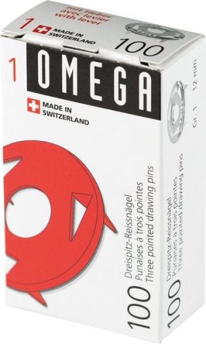 OMEGA® Reissnägel 3Spitz, Ø 12 mm mit Heber 100 Stück