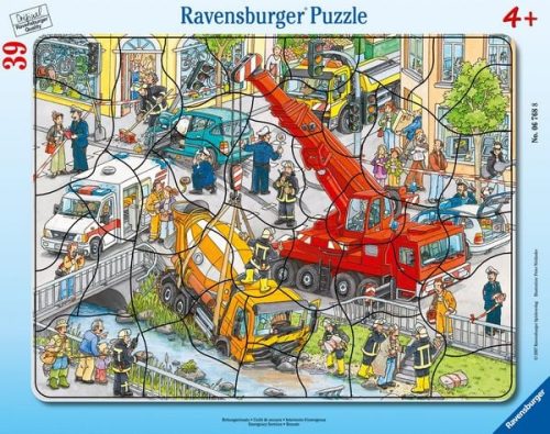 Rahmenpuzzle Ravensburger Puzzle Rettungseinsatz 39 Teile