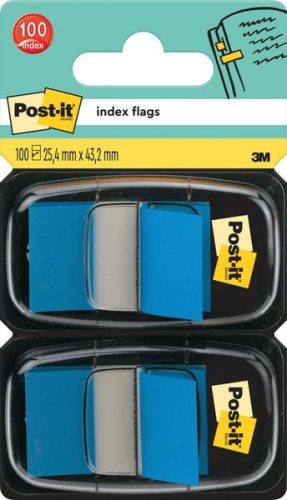 Post-it, POST-IT Index 2er Set 25,4x43,2mm 680-B2 blau 2x50 St&uuml;ck