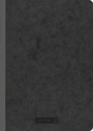BRUNNEN, BRUNNEN Notizbuch A5 Punktkariert Pappe Schwarz Nicht perforiert 192 Seiten 96 Blatt