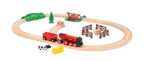 BRIO, World Rote Lola Bauernhof Zugset, Bahn