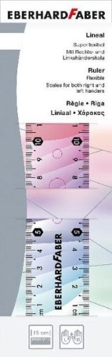Faber-Castell, FABER-CASTELL Lineal 15cm 570011 Rainbow, flexibel