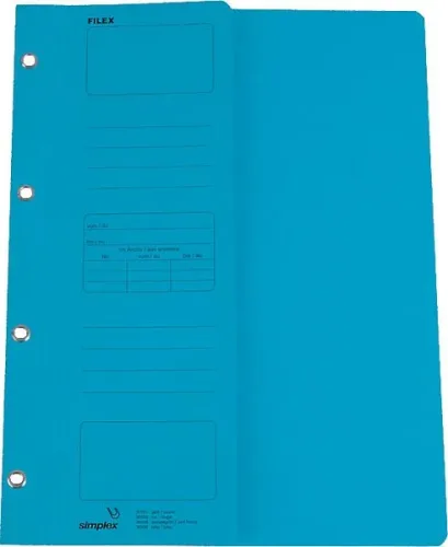 Simplex, SIMPLEX Filex-Mappen A4 30106 blau