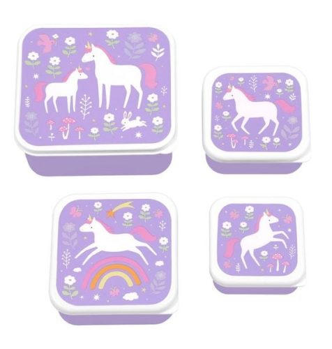 ALLC, ALLC Lunch & snack box set SBSEUD73 Einhorn