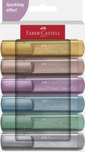 undefined, FABER-CASTELL Textmarker TL 46 254676 Metallic 6 Stück