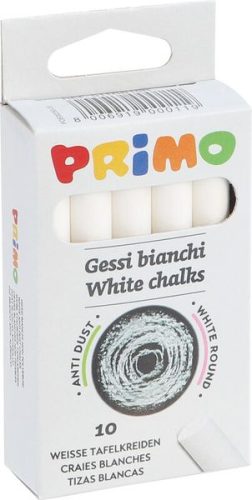 Primo, PRIMO Kreide rund 011GB10R weiss,rund staubfrei 10 St&uuml;ck