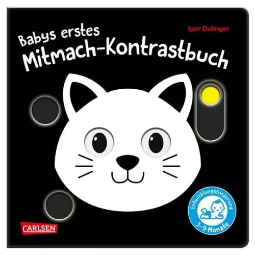 Carlsen Verlag, Pappbilderbuch Babys erstes Mitmach-Kontrastbuch