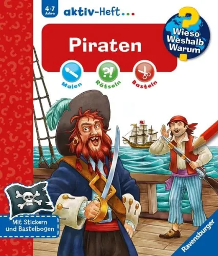 undefined, Ravensburger Kinder-Sachbuch WWW Aktiv-Heft Piraten