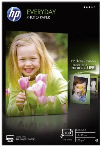 HP, HP Everyday Photo Paper 200g A4 Q5451A InkJet, glossy 25 Blatt
