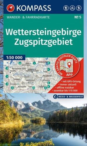 Kompass Verlag, Kompass Verlag WK 5 Wettersteingebirge-Zugspitzgebiet