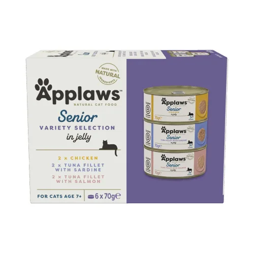 Applaws, Applaws Senior 6 x 70 g - Mixpaket (3 Sorten)