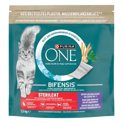 ONE, Purina ONE Sterilcat Katzen Trockenfutter Sea Bass & Sea Bream