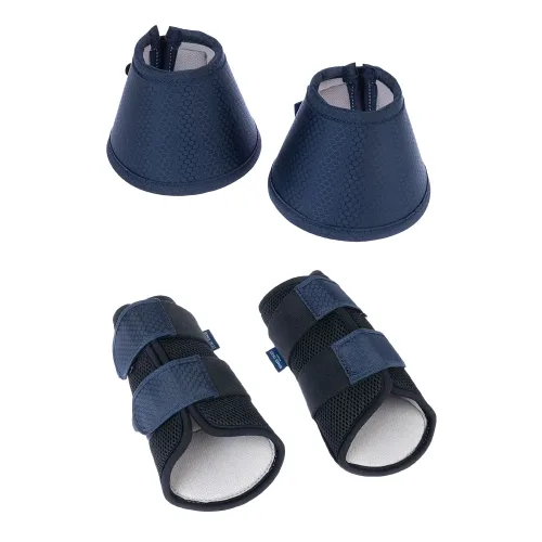 Nomad Tales, Nomad Tales Set Gamaschen & Hufglocken aus Elastan - 2 Gamaschen, Grösse L