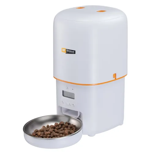 Ferplast, Ferplast Risto Pet Futterautomat, Füllmenge 4 Liter, für Hunde und Katzen (1 Stk)