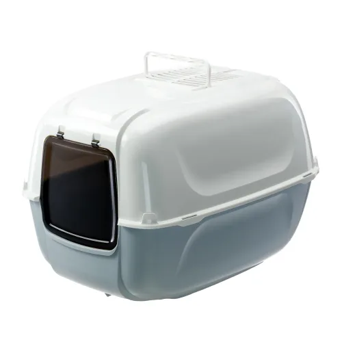 Ferplast Katzentoilette Prima XXL - hellgrau / weiss