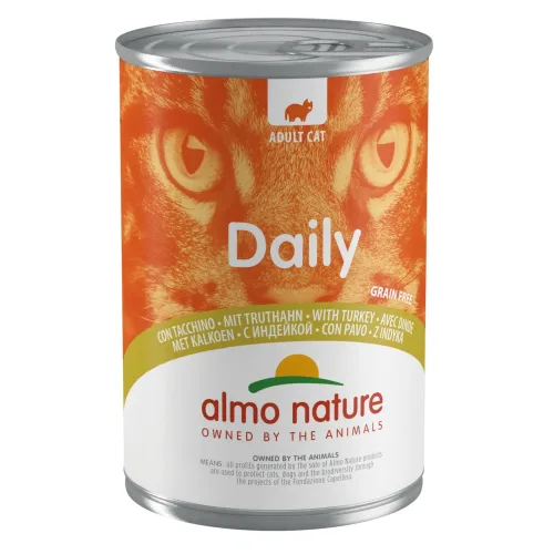 Sparpaket Almo Nature Daily Menu 12 x 400 g - Truthahn
