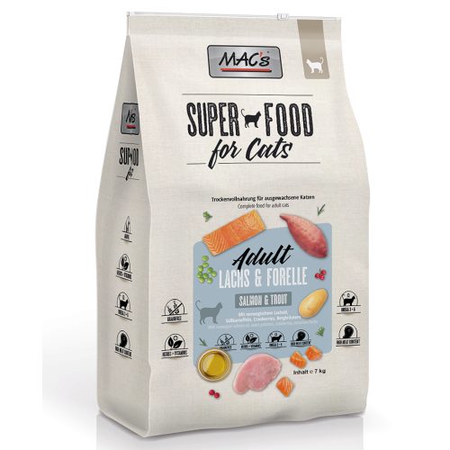 MACS, MAC's Cat Adult Trockenfutter Lachs & Forelle 7 kg