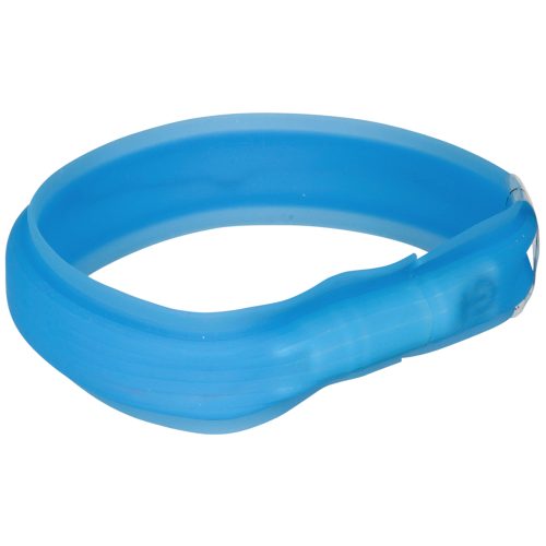 Trixie, Trixie Flash Leuchtband USB Silikon blau L-XL