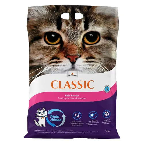Intersand, Intersand Classic Katzenstreu mit Babypuderduft (14kg)