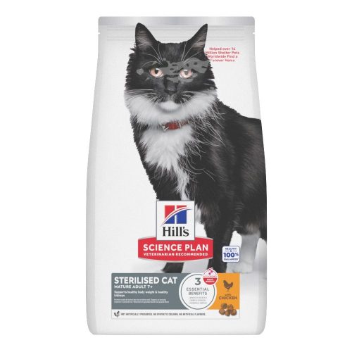 Hills, Hill's Science Plan Sterilised Mature Adult 7+ mit Huhn 10 kg