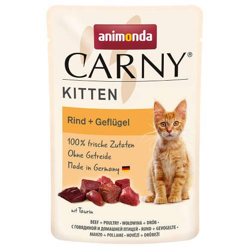 Animonda Katze Carny, Animonda Cat Portionsbeutel Carny Kitten