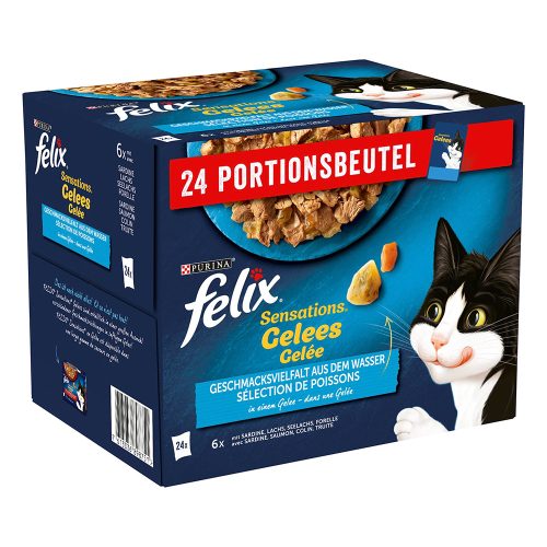 Felix, Felix Sensations Gelees 24x85g Geschmacksvielfalt aus dem Wasser