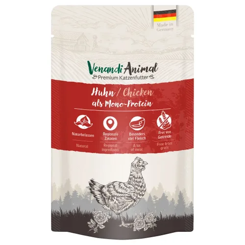 Venandi Animal, Venandi Animal Monoprotein 12 x 125 g - Pferd