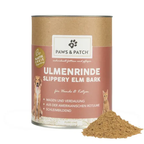 Paws & Patch, Paws & Patch Ulmenrinde Pulver für Hunde und Katzen (100g)